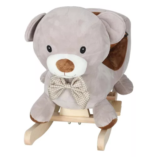Rocking teddy bear plush rocker with seat