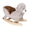 Rocking teddy bear plush rocker with seat