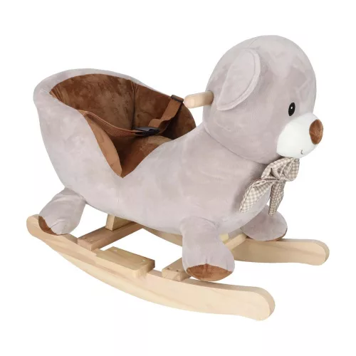 Rocking teddy bear plush rocker with seat