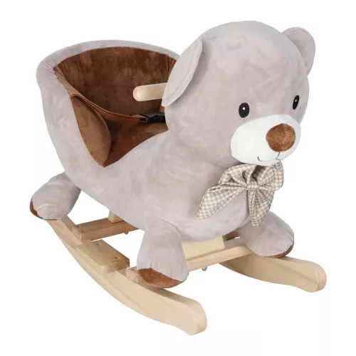 Rocking teddy bear plush rocker with seat