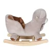 Rocking teddy bear plush rocker with seat