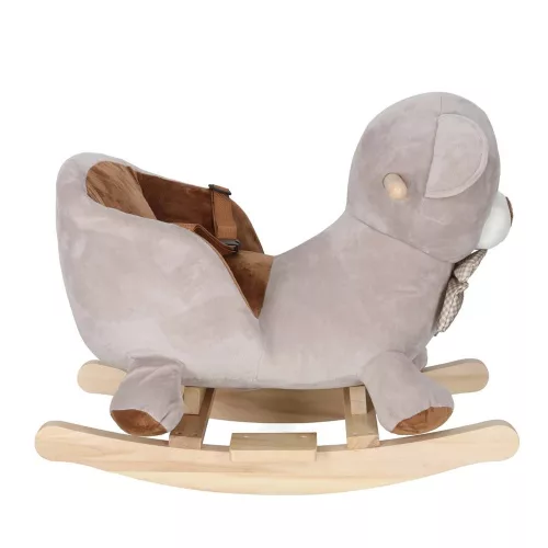 Rocking teddy bear plush rocker with seat
