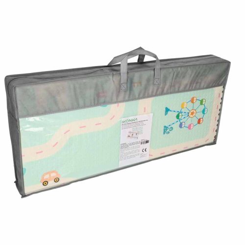 Double-sided foam mat 179x198 panda/street