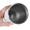 Thermal mug with mouthpiece LED thermos 500ml white