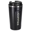 Thermal mug with mouthpiece LED thermos 500ml black