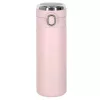 Thermal mug with mouthpiece LED thermos 420ml pink