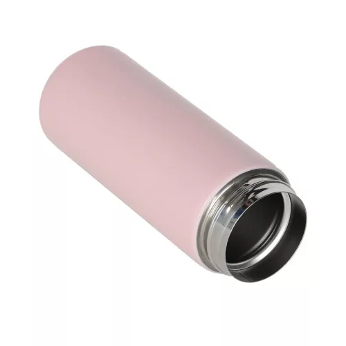 Thermal mug with mouthpiece LED thermos 420ml pink