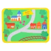 Wooden blocks for threading board cars