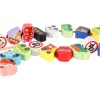 Wooden blocks for threading vehicles signs expensive