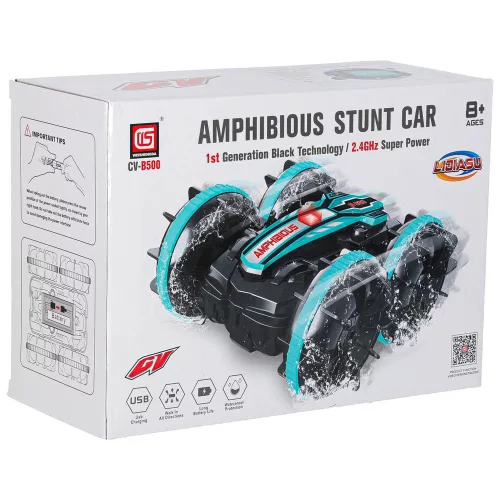 Amphibian RC car with gesture control 4x4 360