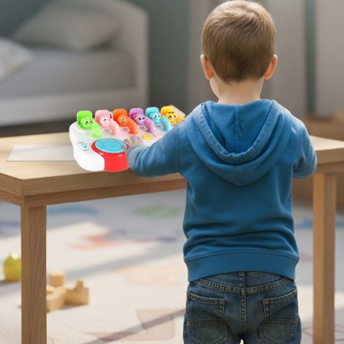 Educational bus pop-up animals keys