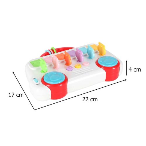 Educational bus pop-up animals keys