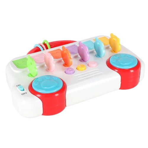 Educational bus pop-up animals keys