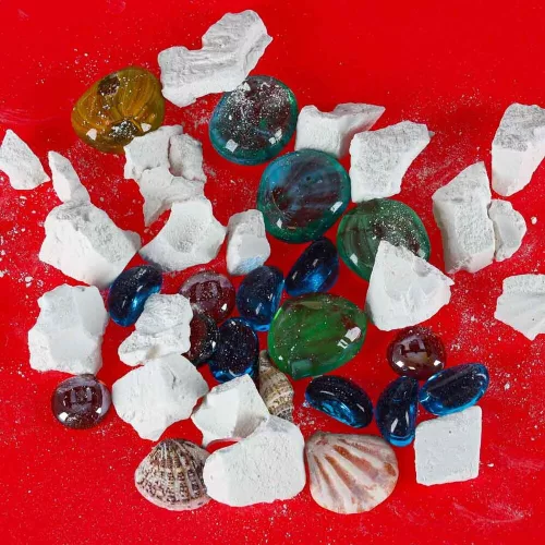Excavation of diamond stones archaeological set