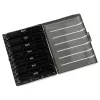 Medicine pill organiser container black