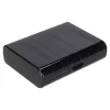 Medicine pill organiser container black