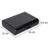 Medicine pill organiser container black