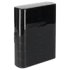 Medicine pill organiser container black