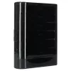 Medicine pill organiser container black