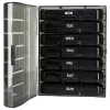 Medicine pill organiser container black