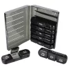 Medicine pill organiser container black