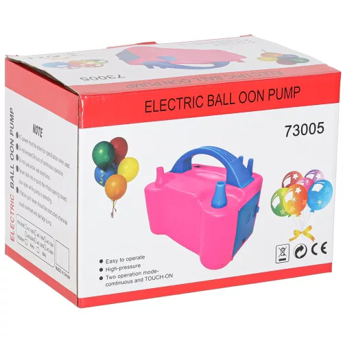 Electric balloon inflator for 2 balloons 2 nozzles
