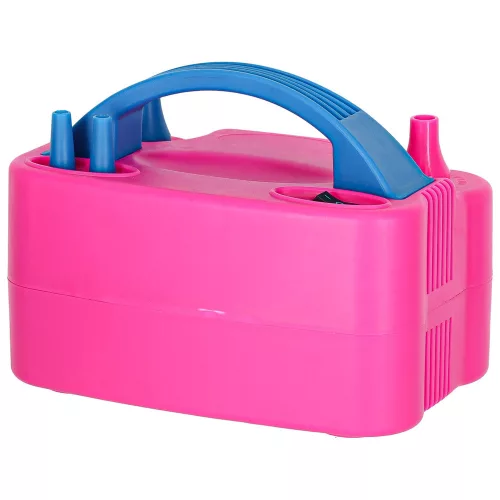 Electric balloon inflator for 2 balloons 2 nozzles