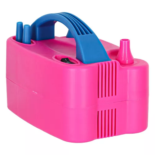 Electric balloon inflator for 2 balloons 2 nozzles