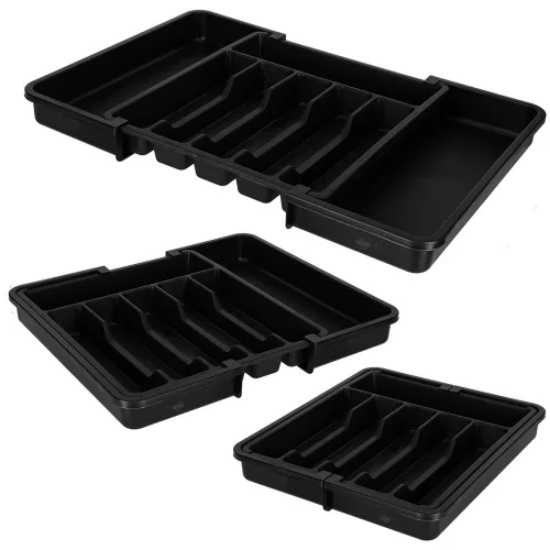 Cutlery drawer pull-out organiser