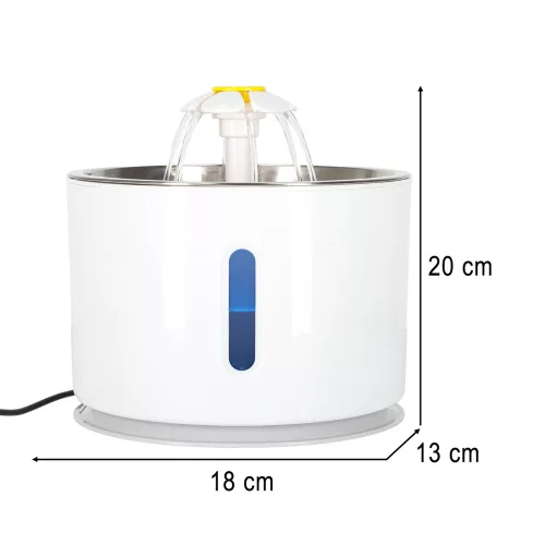 Pet drinker automatic LED USB 2.4l