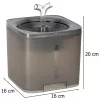 Drinking fountain for animals watering bowl