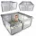 Children's playpen mesh zip entrance 120x120cm