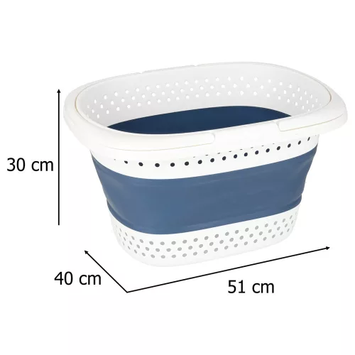 Laundry basket folding silicone large basket 32L