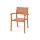 Orlando garden chair with armrests made of eucalyptus wood