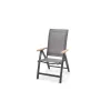 Essence - Folding armchair - ALU with teak armrests