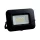 LED SMD FLOODLIGHT BLACK EPISTAR 10W AC170-265V 150° IP65 6000K 70CM CABLE
