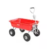 GARDEN TRANSPORTER METAL FRAME AND PLASTIC BODY