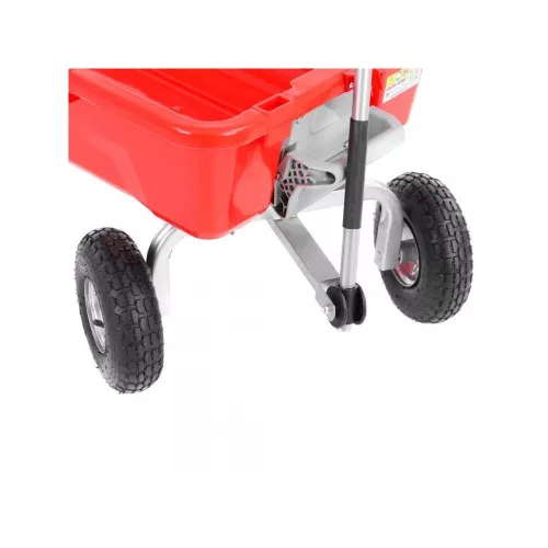 GARDEN TRANSPORTER METAL FRAME AND PLASTIC BODY