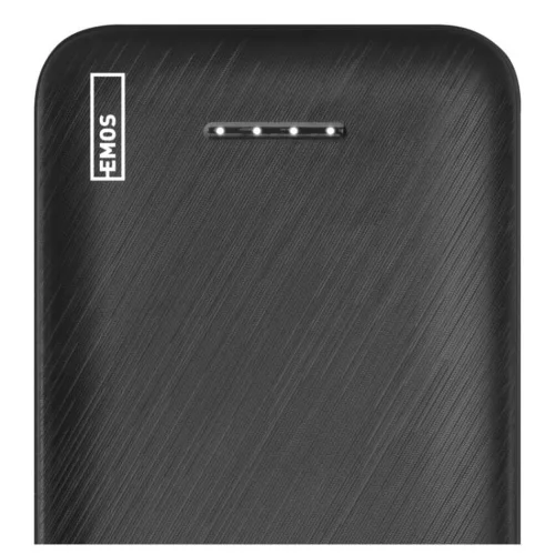 EMOS Powerbank AlphaQ3, 10 000 mAh, 22,5 W, fekete