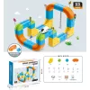 Magnetic track construction blocks trains 65el