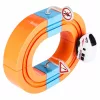 Magnetic track construction blocks trains 65el
