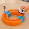 Magnetic track construction blocks trains 65el
