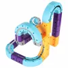 Magnetic track construction blocks USB cars 54el