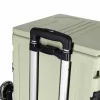 LUARO shopping trolley folding 8 wheels lid