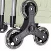 LUARO shopping trolley folding 8 wheels lid
