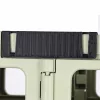LUARO shopping trolley folding 8 wheels lid