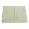 LUARO shopping trolley folding 8 wheels lid