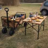 LUARO folding touring trolley with table