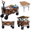 LUARO folding touring trolley with table