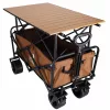 LUARO folding touring trolley with table